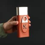 Basketball game ball material- cigar case with custom engraving