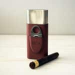 Personalized sports cigar case for football fans and cigar lovers