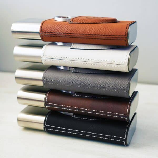Personalized cigar cases for weddings, bachelor parties and groomsmen gifts