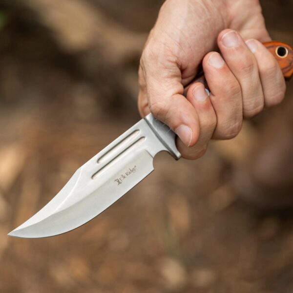 Elk Ridge Fixed Blade Knife held in hand