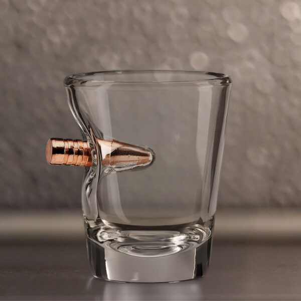 Bullet shot glass blank with no engraving