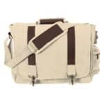 Personalized Men's Laptop Bag in Khaki