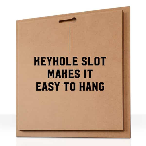 You The Fan - 3D Wall Art Signs - Keyhole Hanger