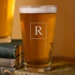 Personalized 16oz. Pint Glass for Groomsmen