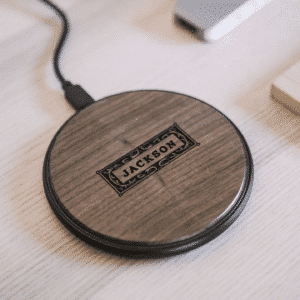 Personalized Wireless Charger by Swanky Badger