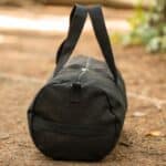 Side view of police duffle bag