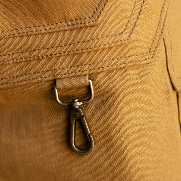 Close-up of brown apron