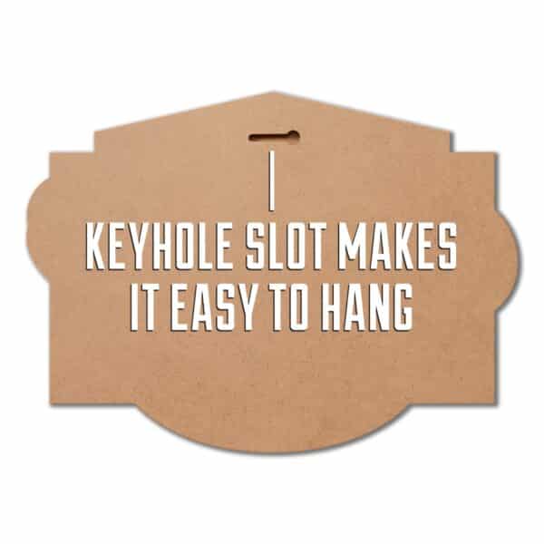 You The Fan - Fan Cave Signs - Keyhole Hanger