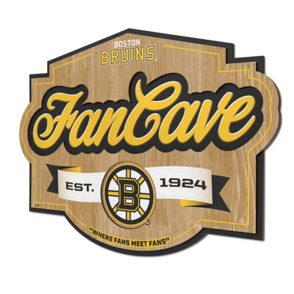 Boston Bruins Fan Cave Sign by You The Fan
