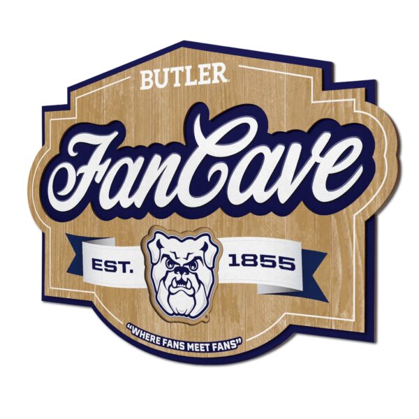 Butler Bulldogs Fan Cave Sign by You The Fan
