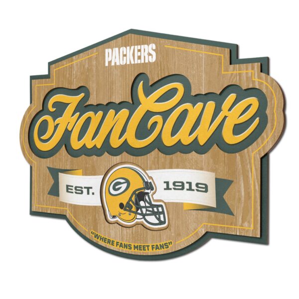Green Bay Packers Fan Cave Sign by You The Fan
