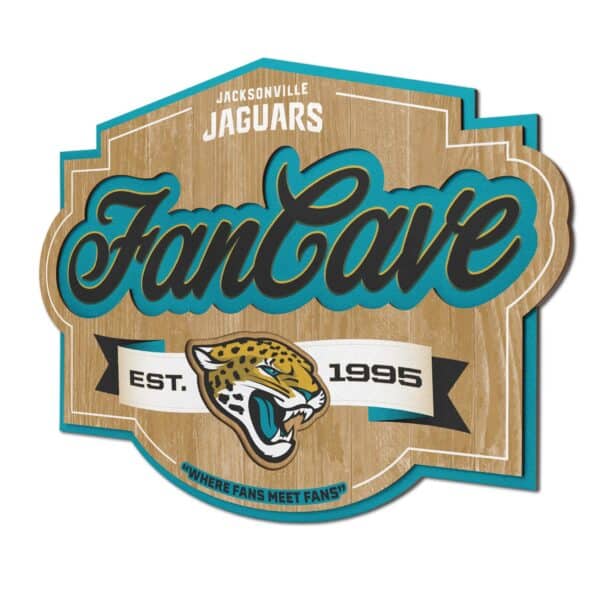 Jacksonville Jaguars Fan Cave Sign by You The Fan