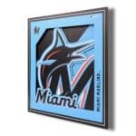 Miami Marlins 3D 12x12 Logo Wall Art by You The Fan