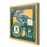 Oakland Athletics 3D 12x12 Logo Wall Art by You The Fan