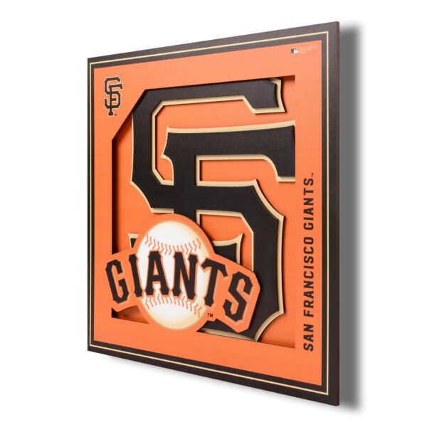 San Francisco Giants 3D 12x12 Logo Wall Art by You The Fan