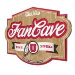 Utah Utes Fan Cave Sign by You The Fan