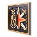 Vegas Golden Knights 3D 12x12 Logo Wall Art by You The Fan