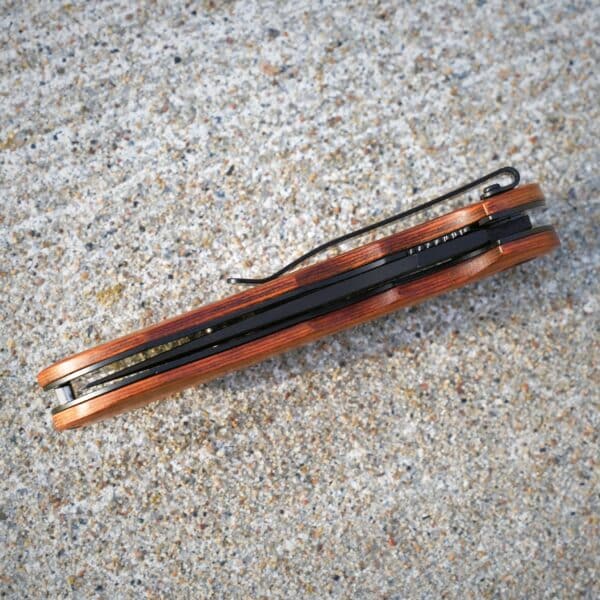 Close-up of the side of the Elk Ridge Trail Knife