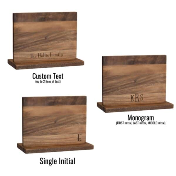 Design options for the Engraved Knife Block