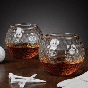 Par Excellence Golf Ball Whiskey Glass Set