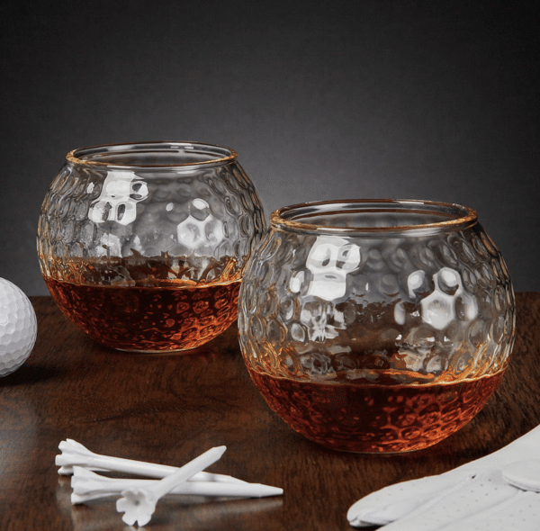 Par Excellence Golf Ball Whiskey Glass Set