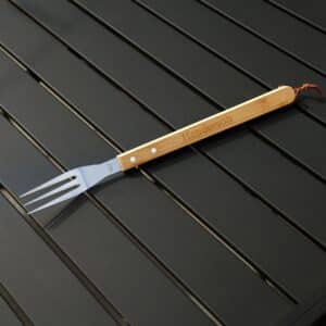 Personalized BBQ Grill Fork with Bamboo Handle
