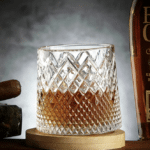 Remington Spinning Whiskey Glass