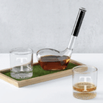 The golf club decanter set is perfect for serving bourbon, scotch and all other spirits.