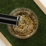 Pour with ease from the decanter into the golf ball rocks glasses
