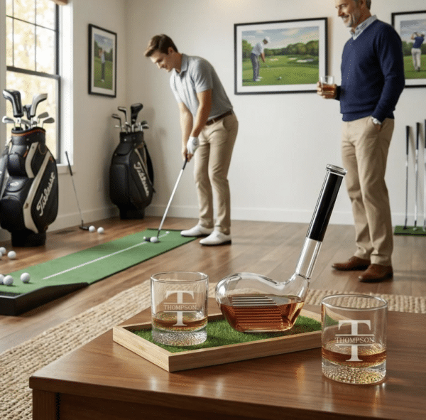 A custom gift idea for your golfing groomsmen