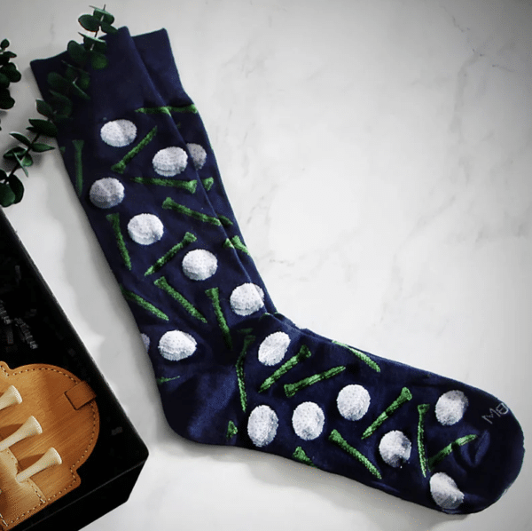 Our Fairway Golf Socks make a great bachelor party or wedding day gift for the groomsmen